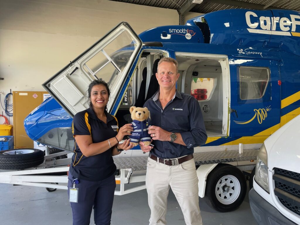 Robson Civil has proudly supported CareFlight for over a decade.