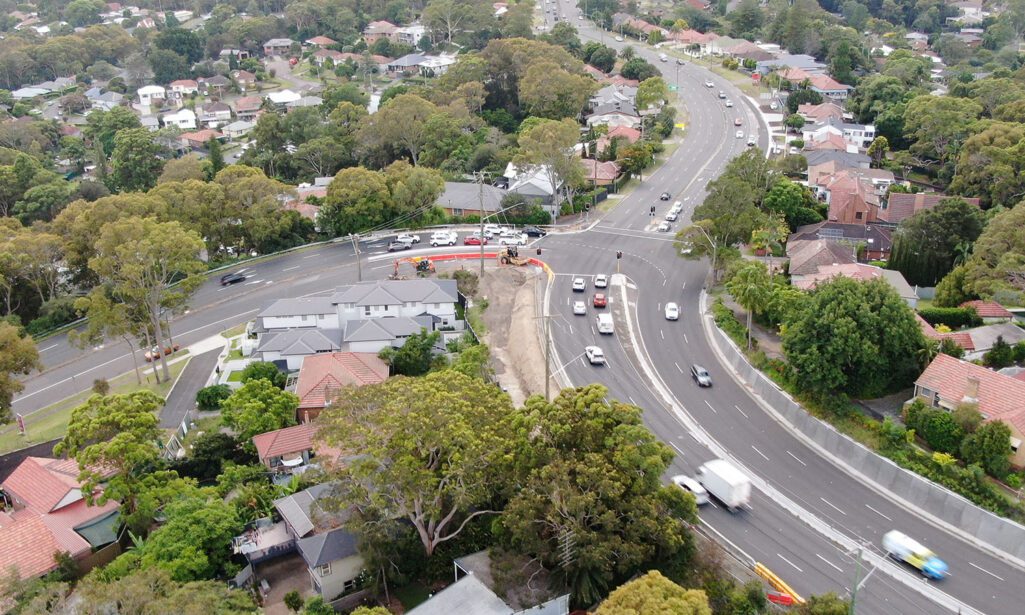 Intersection Upgrade TfNSW works