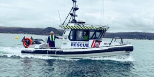 Central Coast Marine Rescue Boat on the Water